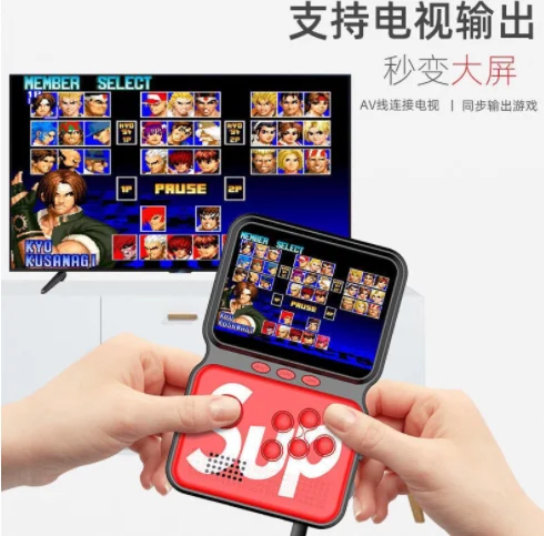 Портативная игровая консоль SUP M3 PLUS, 16 бит, 32 бит, портативный симулятор, ностальгический аркадный джойстик, игровая консоль