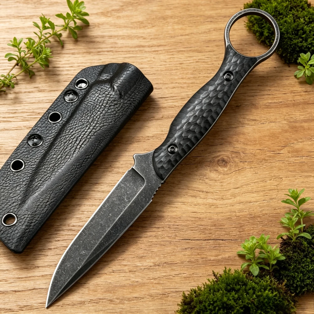 야외 모험용 응급 직선 나이프 (K 쉬스 포함) 고품질 - Bushcraft Knife Fixed 리뷰 및 가격