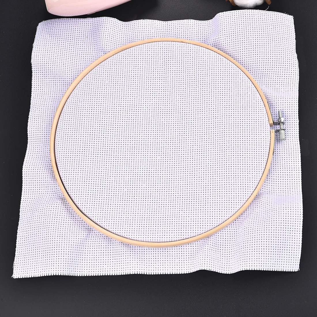 10pcs/Set 10-30cm Wooden Embroidery Hoops Frame Set Bamboo Embroidery Hoop Rings For DIY Cross Stitch Needle Craft Tool