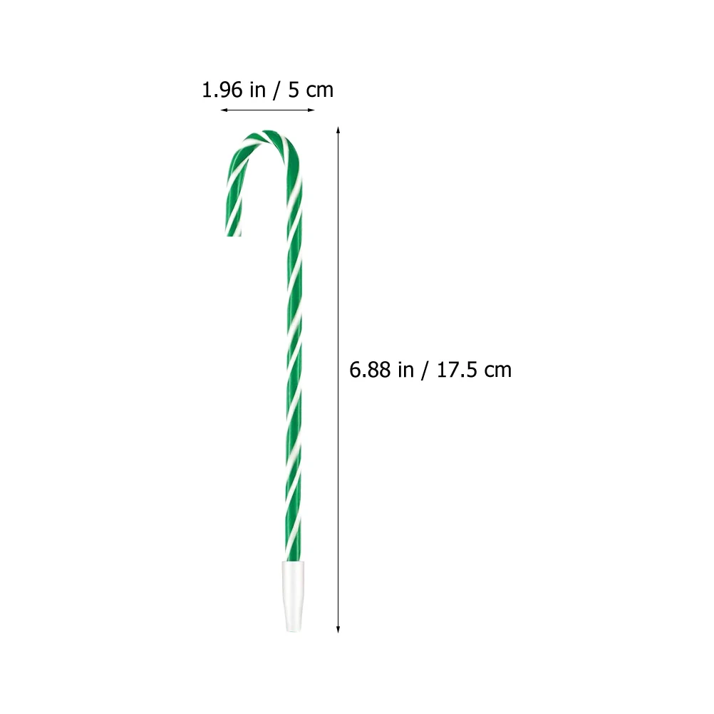 

12 Pcs Christmas Pen Holiday Pens Bulk Candy Cane Shape Gifts Cheistmas Stationery Shaped Kids for Festival Tree