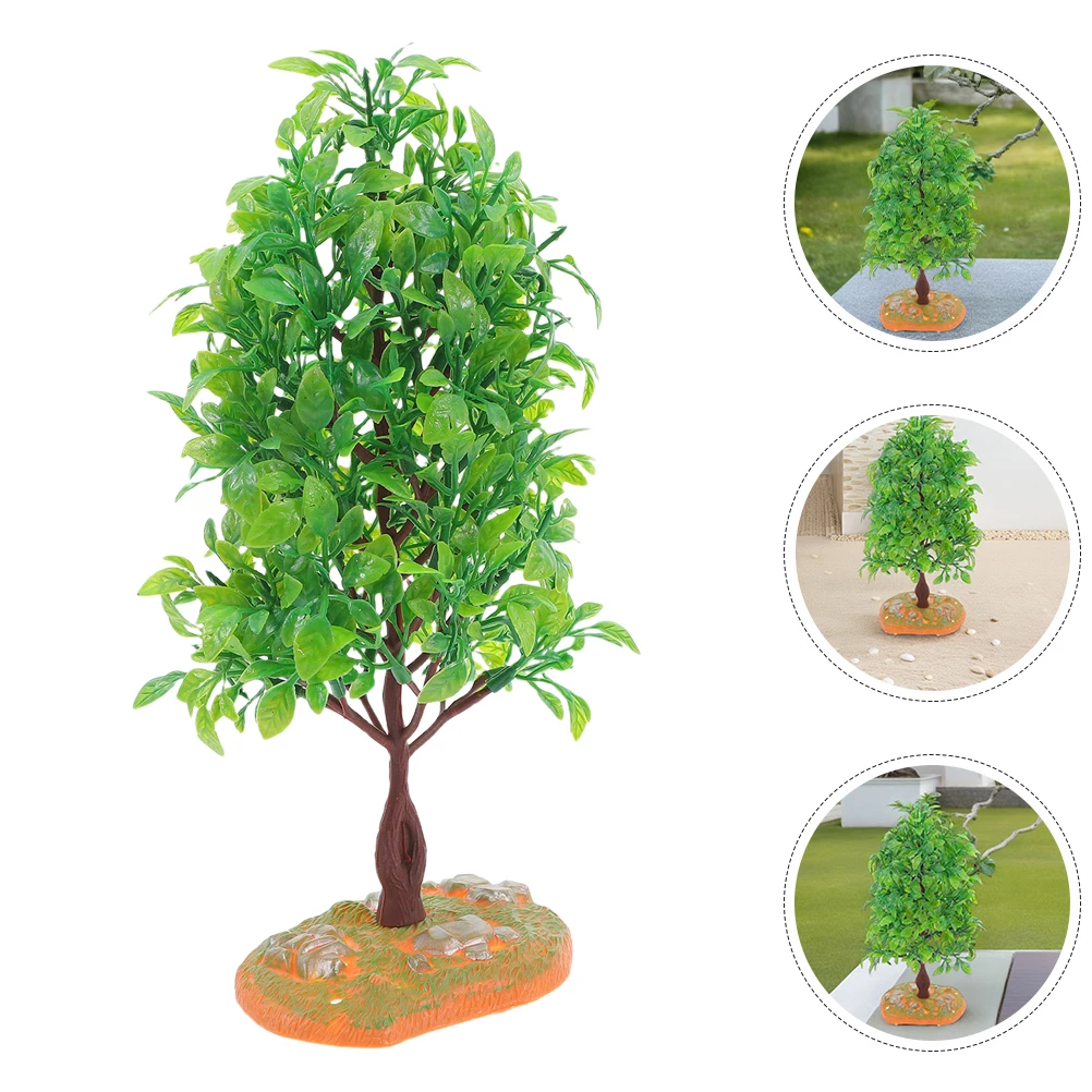 

2 Pcs Simulation Landscape Tree Artificial Miniature Plants for Crafts Model Trees Green Scene