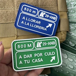 To Give Your House Up The Ass - To Cry To The Cry -  Gym Accessory Designed in Spain PVC Morale Tactical Patches