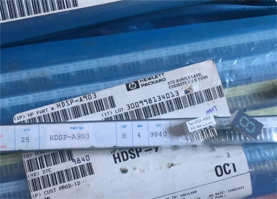 5 قطعة/الوحدة جديد الأصلي HDSP-A903 0.3 بوصة 1 أرقام الأخضر LED أنبوب رقمي AVAGO 7.62x12.7x6.09 ملليمتر الكاثود المشترك