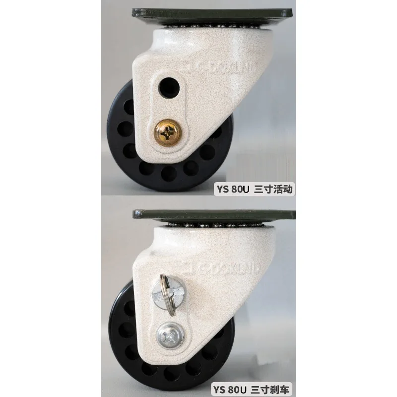 

5 inch high load low bed medical casters universal wheels low center gravity