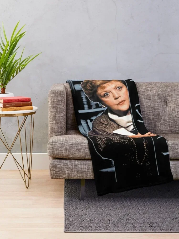 Angela Lansbury Murder She Wrote Vintage Jessica Fletcher's Gifts Throw Blanket Cute Blanket Plaid throw blanket Custom Blankets