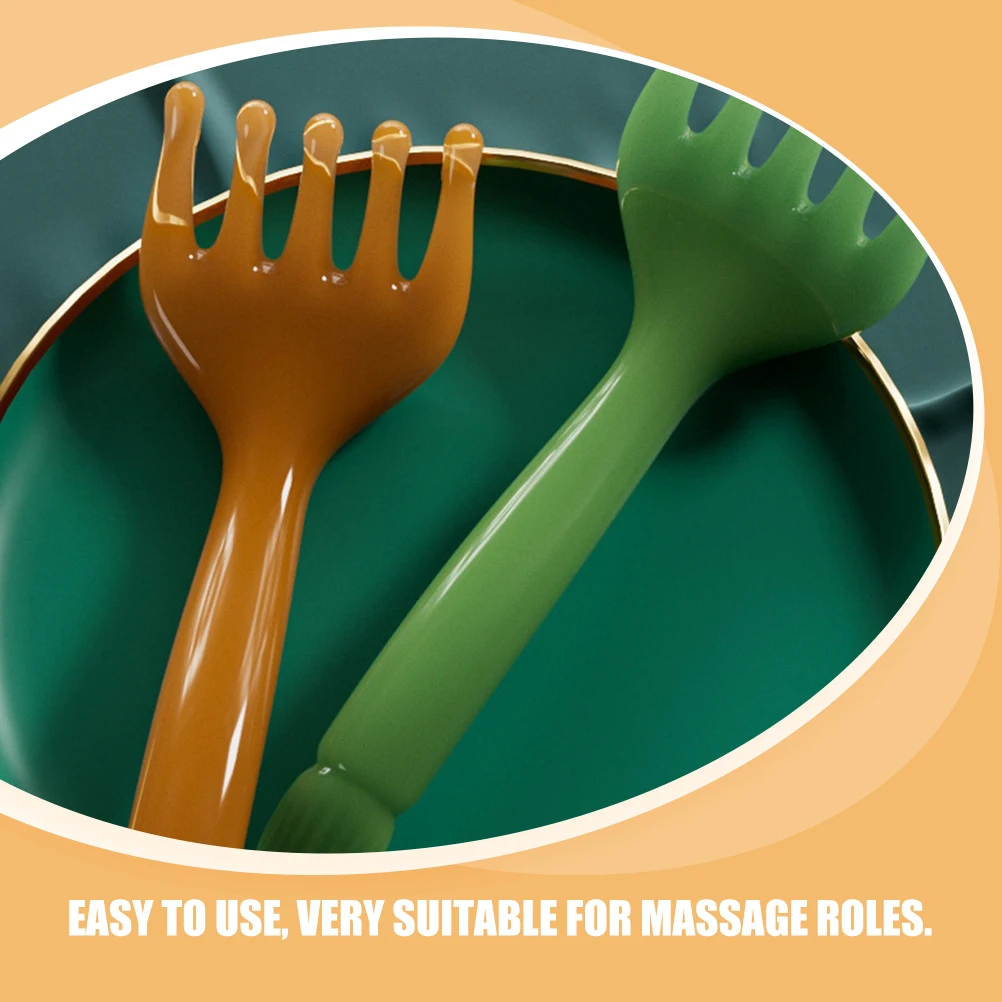 

2 шт., массажная расческа из смолы, эргономичные гладкие края, безопасный удобный массажер для кожи головы, расчески для акупунктурных точек тела, волосы