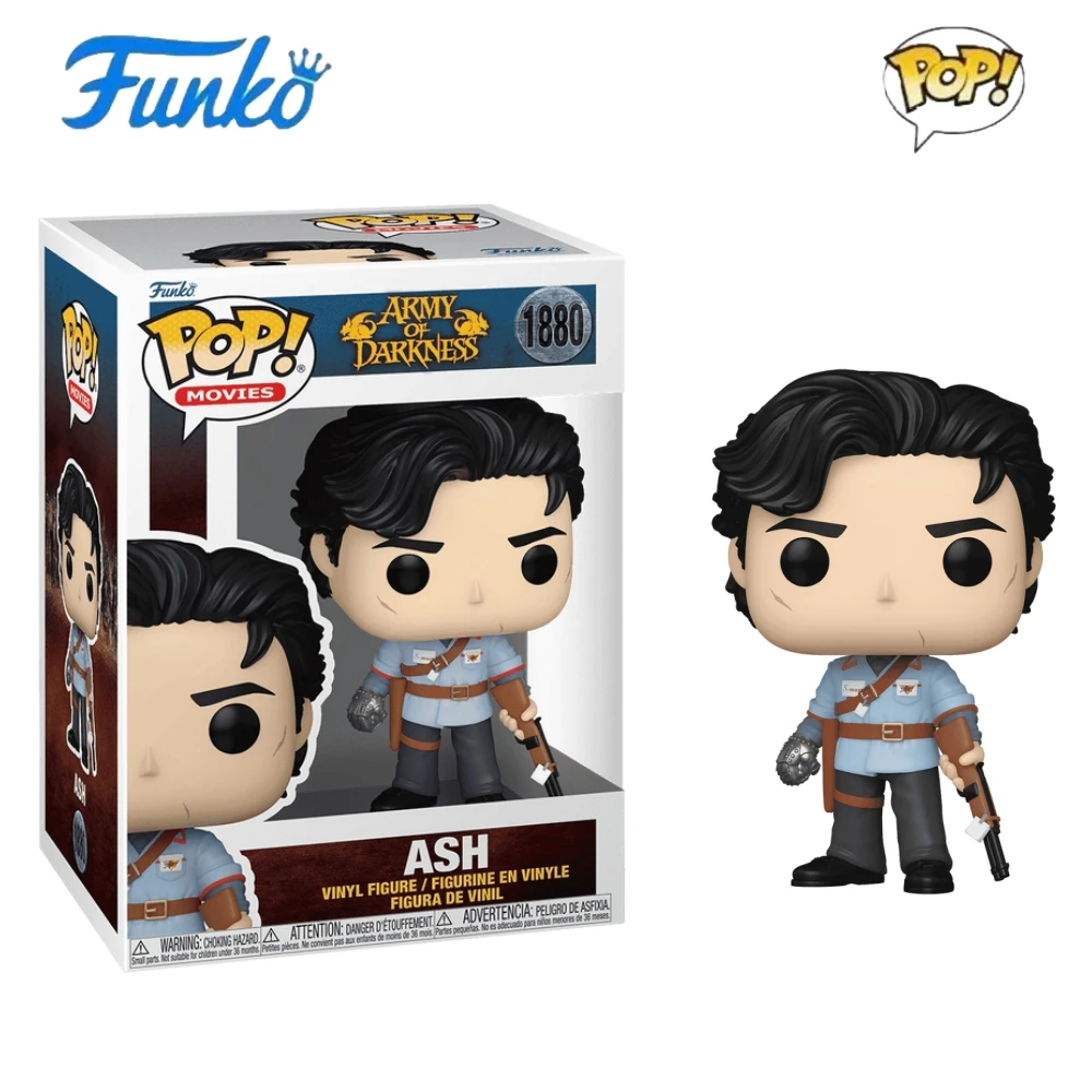 

The Evil Dead 3 Army of Darkness Ash with Boomstick 1880 Evil Ash with Swords 1881 Funko Pop Figure Limited Edition Toy Gift