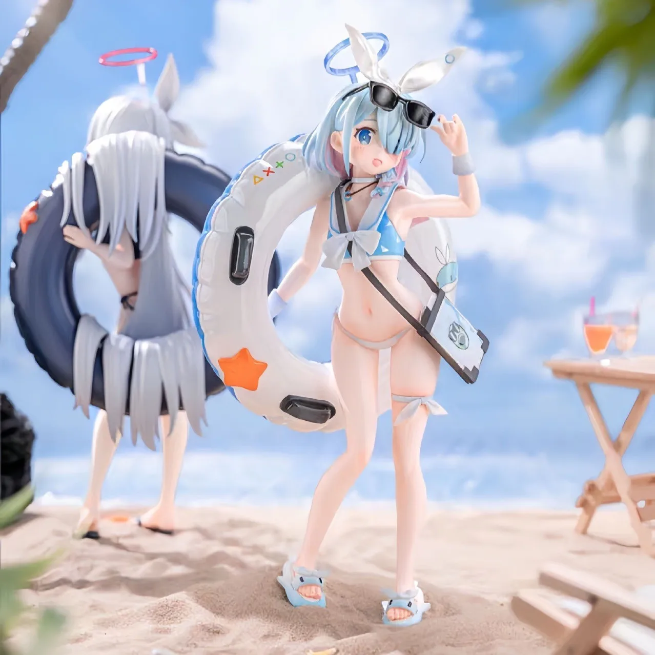 الأزرق الأرشيف أنيمي الشكل أرونا برانا نو أرنب فتاة نموذج هدية مزخرفة المواد البلاستيكية 240 مللي متر الارتفاع/6 Sc تحصيل