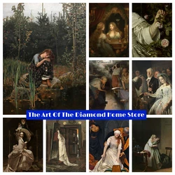 Famous Russian Art Oil Painting Series 5D DIY AB Diamond Painting Rhinestone Cross Stitch Embroidery Picture Mosaic Home Decor