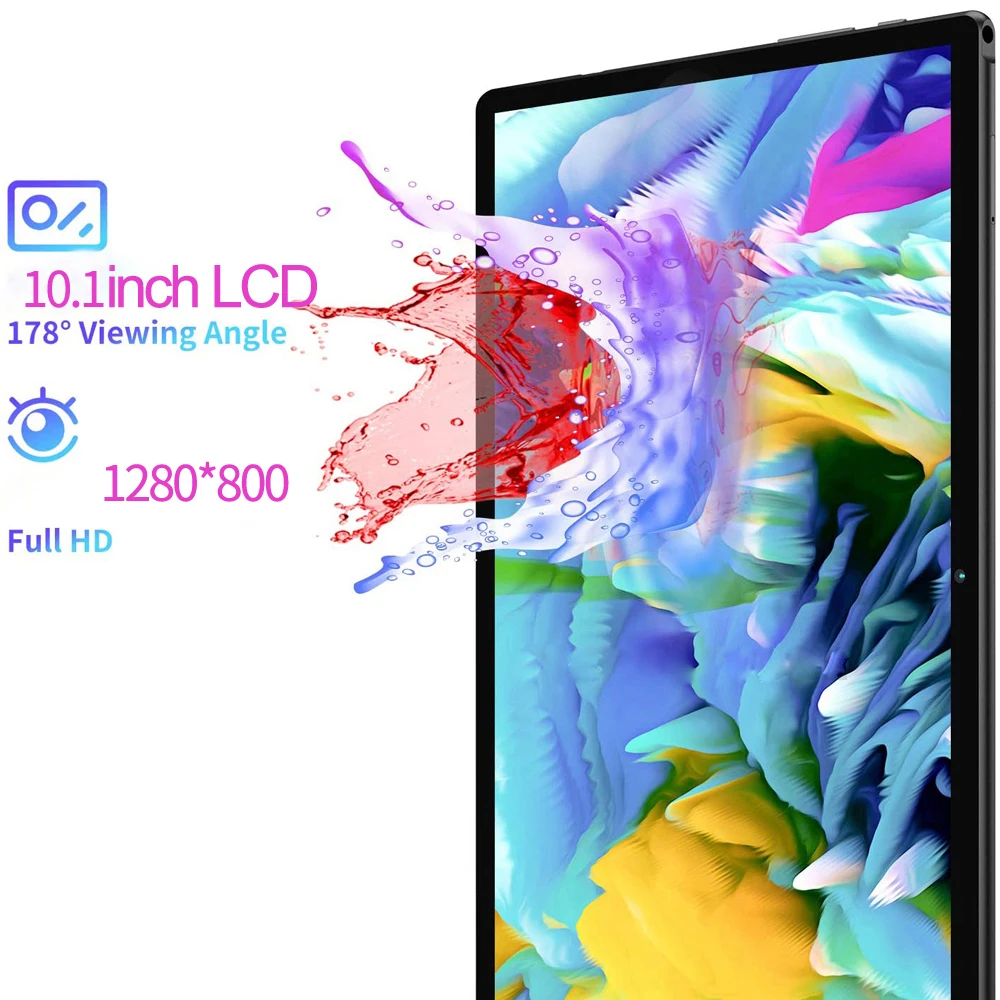 Tabletas Android de 10,1 pulgadas Octa Core 4GB RAM 64GB ROM Multi Touch Pab tarjetas SIM duales Google versión Global pantalla HD Tablet Pc