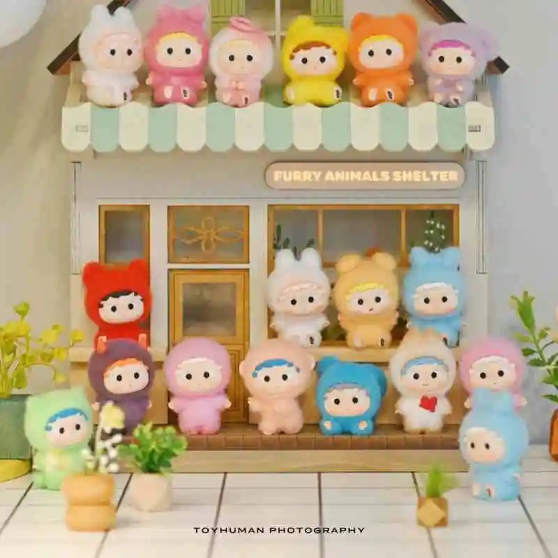 

Genuine Heyone OZAI Furry Animals Shelter Series Mini Dolls Anime Figure Cute Desktop Model Mystery Box Kids Birthday Gift