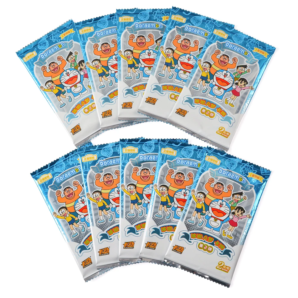 การ์ดสะสมอนิเมะโดราเอมอนต้นฉบับ โนบิ โนบิตะ หุ่นยนต์แมว ตัวละครคลาสสิกสุดน่ารัก การ์ดรวมชุด ของขวัญสุดโปรดสำหรับเด็ก
