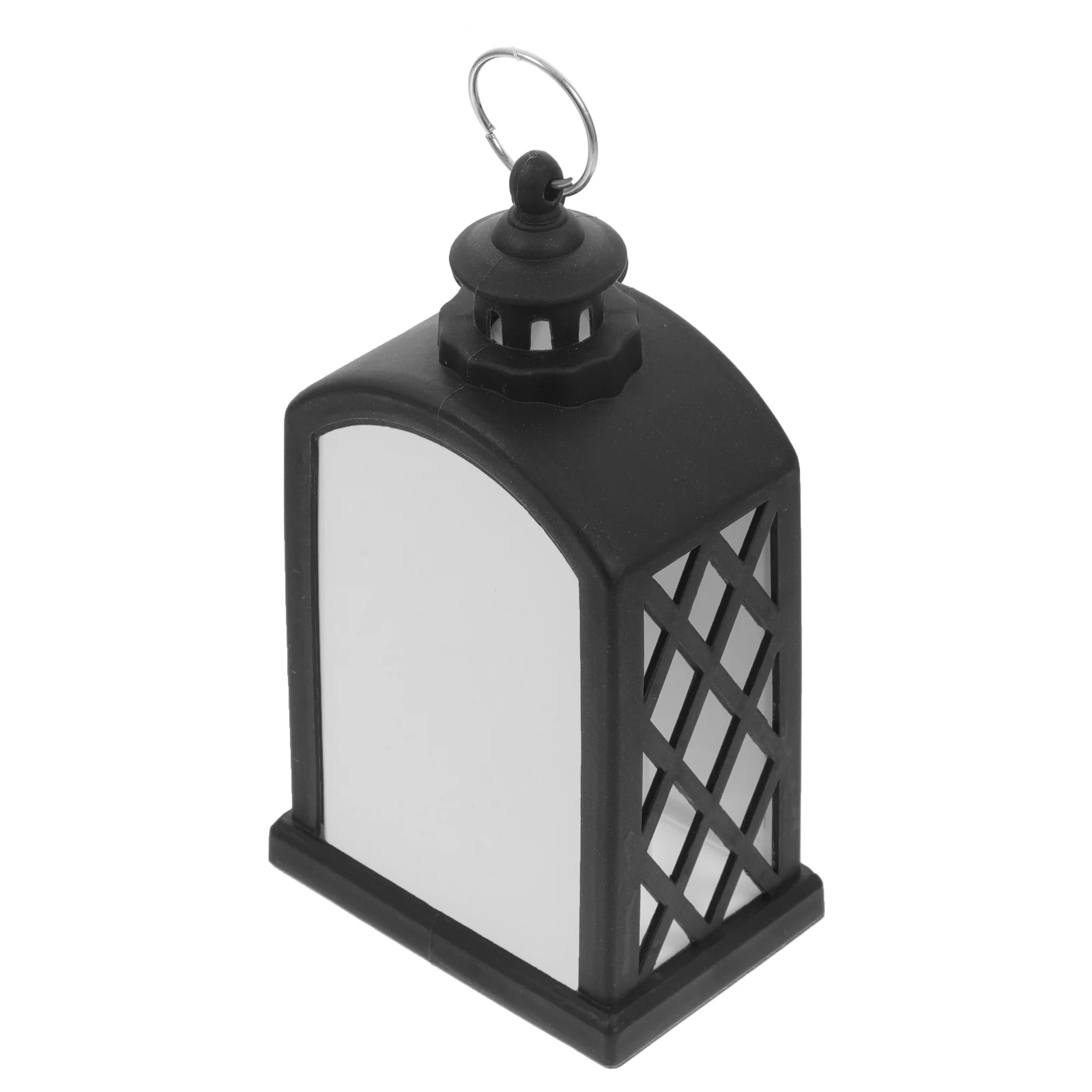 

OKUMEYR Christmas LED Lantern Blank Sublimation Craft Black Holder Decor Light for Holiday Home Decoration