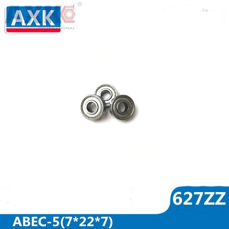 AXK 627ZZ ABEC-5 (100PCS)  7x22x7mm Miniature Ball Bearing 627ZZ EMQ Z3V3