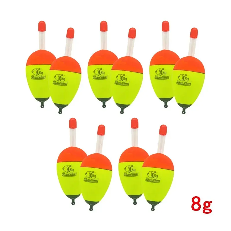2/10 stücke EVA Leucht Angeln Nacht Float Licht Stick Schaum Kunststoff Bobber Meer Felsen Angeln Markante Schwimmt Angeln Zubehör