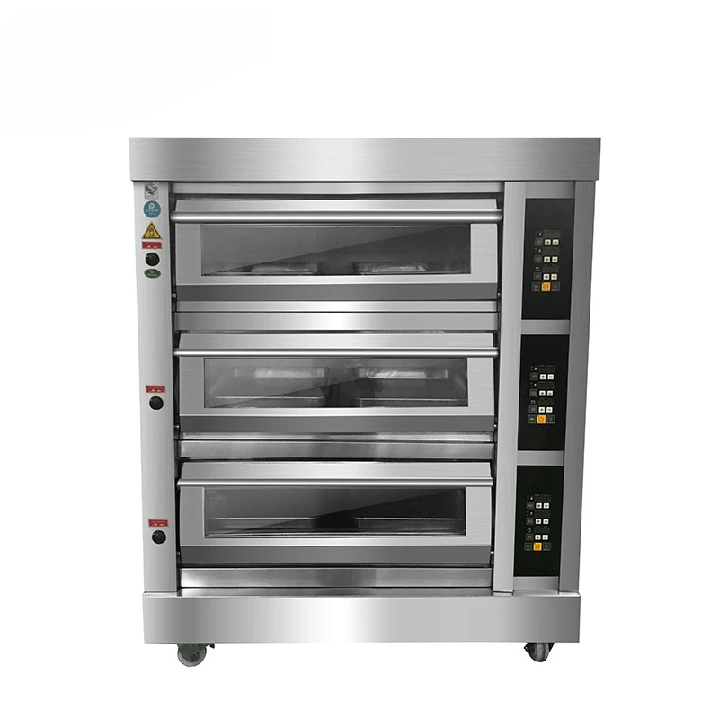 Multi-layer smart pizza commercial 3-layer 6-plate open oven 1-layer 2-plate gas oven