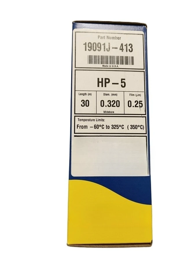 

2025 горячая распродажа, колонка для газовой хроматографии HP-5 30 м * 0,32 * 0,25 мкм, специальная цена 19091J-413, оригинал