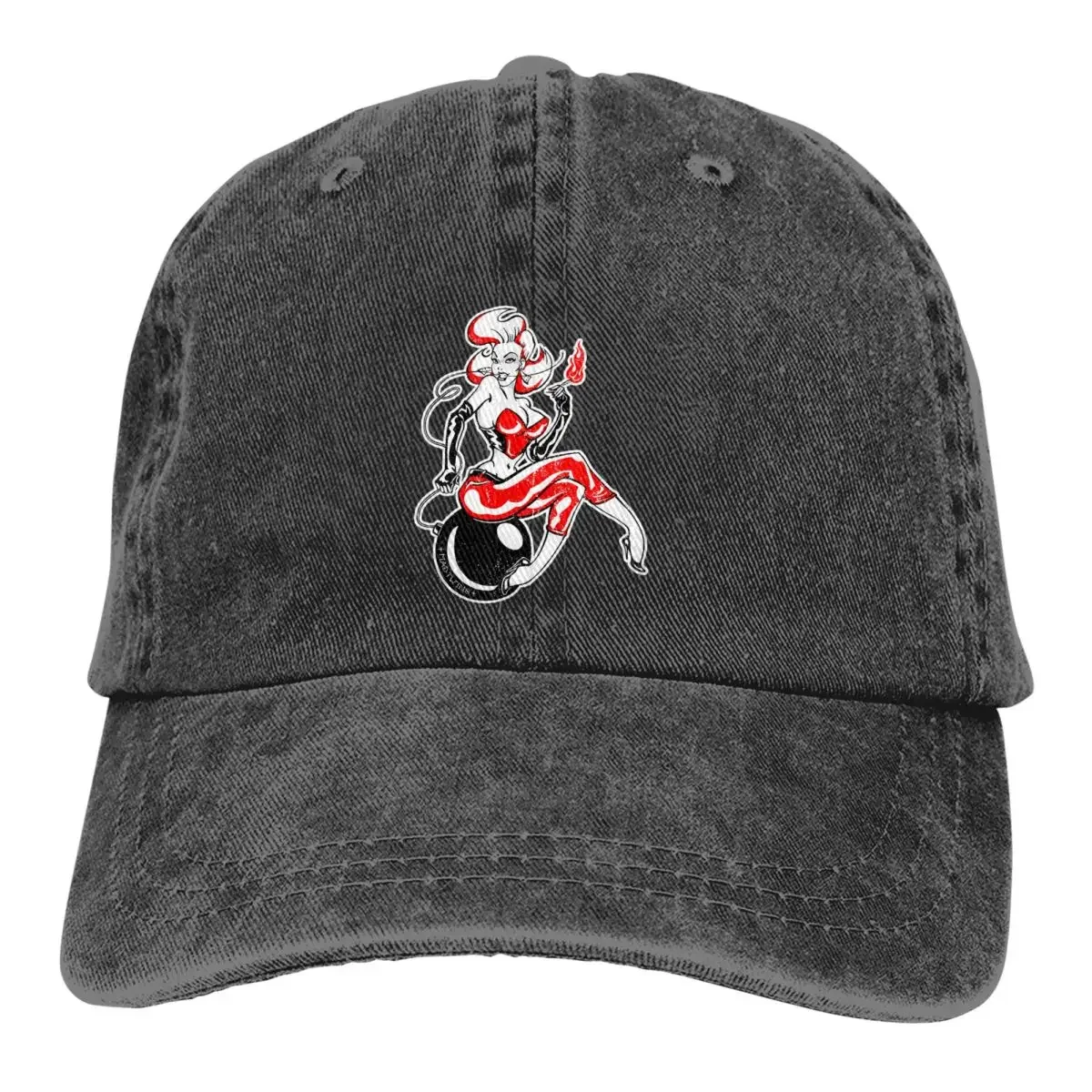 Bomb Rockabilly Mad Twins Baseball Cap Men Hats Women Visor Protection Snapback Pin Up Girl Caps