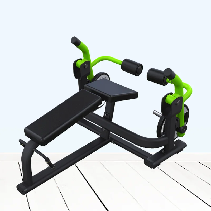 Fitness Trainer Plate Loaded Gym Iso-Lateral Kneeling Standing Leg Curl Extension Machine Minolta Fitness
