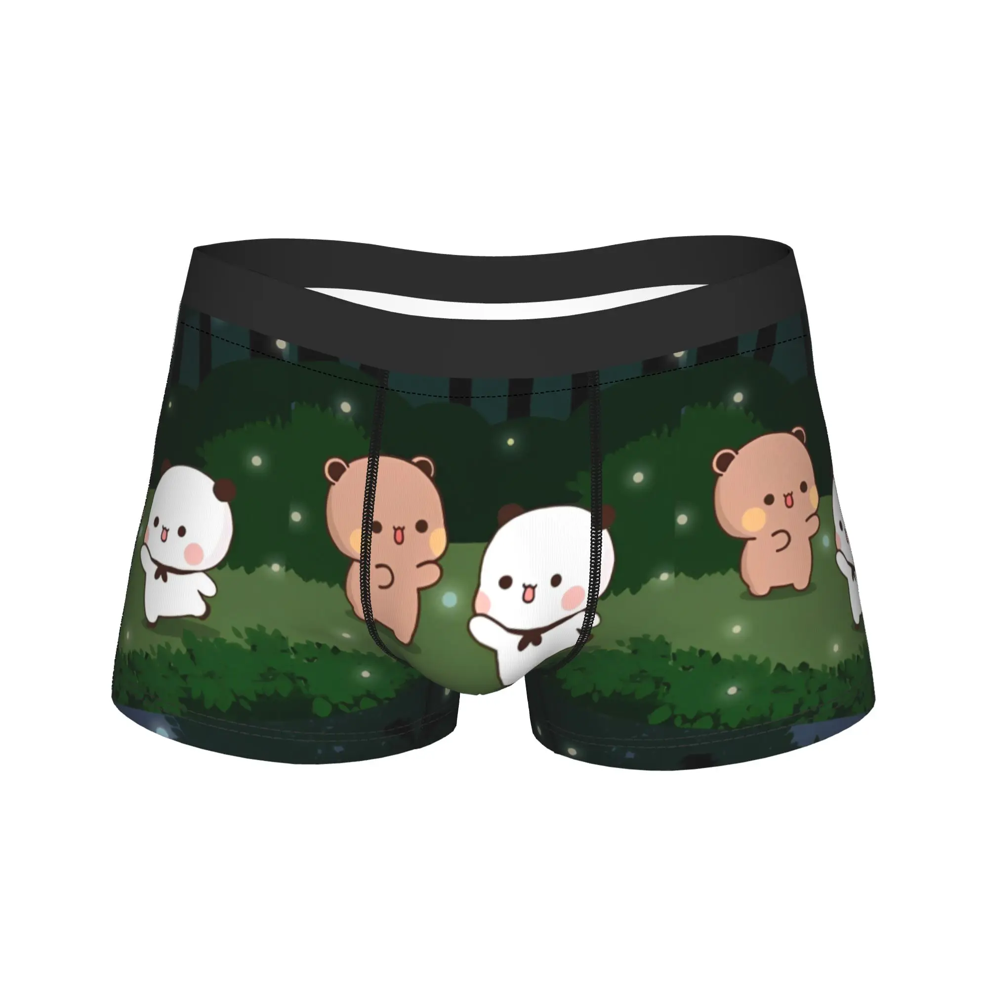 

Трусы-боксеры Bubu and Dudu Series: дышащие, с 3D-мешочком, больших размеров, для мужчин