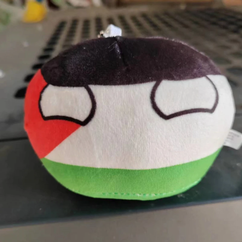 Brinquedo de pelúcia bola macia para crianças, 70 estilos, pingente adorável Polandball, chaveiro de saco recheado para meninas, Grécia, 10cm