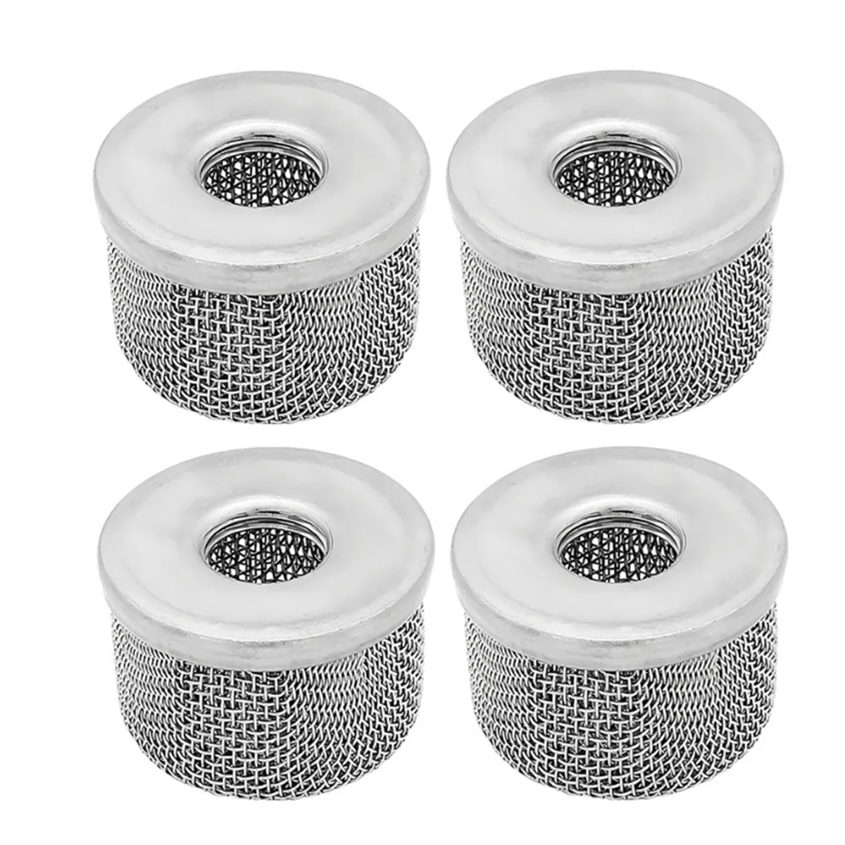 

BAAR-4Pcs 181073 or 181-073 Pump Inlet Strainer,Screen Filter 1/2In NPT Thread Stainless Steel with for Airless Paint Sprayer