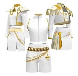 

Хэллоуин для девочек Rumi Zoey Mira Косплей KPop Охотники на демонов Косплей Костюм Детский черный золотой костюм Хэллоуин Huntrix