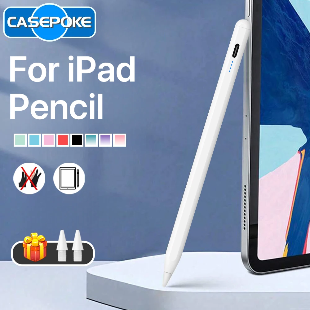 

For Apple Pencil For iPad A16 2025 Pro 12.9 Air 13 11 M3 M4 Stylus Pen 10th Generation 10.9 Air 4 5 Mini 6 7 8th 10.2 Touch Pens