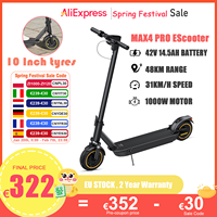 JUICEASE ESMAX MAX4 Pro Adult Electric Scooter 10Inch Peak 1000W Motor Max Speed 35Km/h Range 45-50km Large Battery 42V 14.5ah