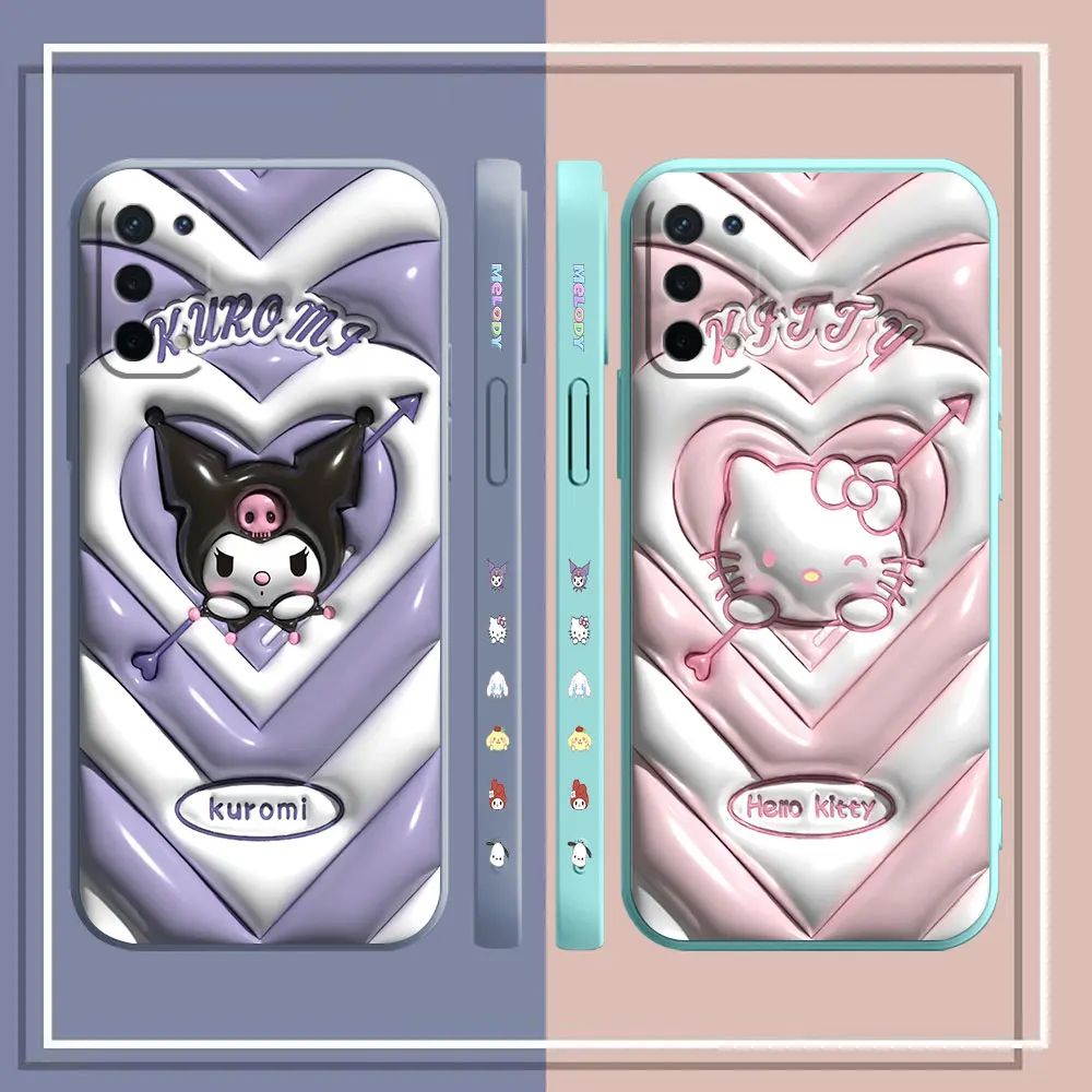 Cute Hello Kitty kuromi Phone Case For OPPO A15 A16 A17 A31 A38 A53 A54 A55 A57 A58 A72 A73 A74 A78 A92 A93 A94 5G Case Funda