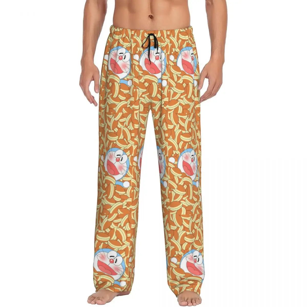 

Custom Print D-Doraemons Cartoon Pajama Pants Men Sleep Sleepwear Bottoms with Pockets