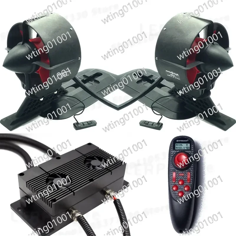 for U92 Pro Double Hair Set 24V Electric Portable Paddle Board Inflatable Boat Fishing Kayak Underwater Thruster High Power