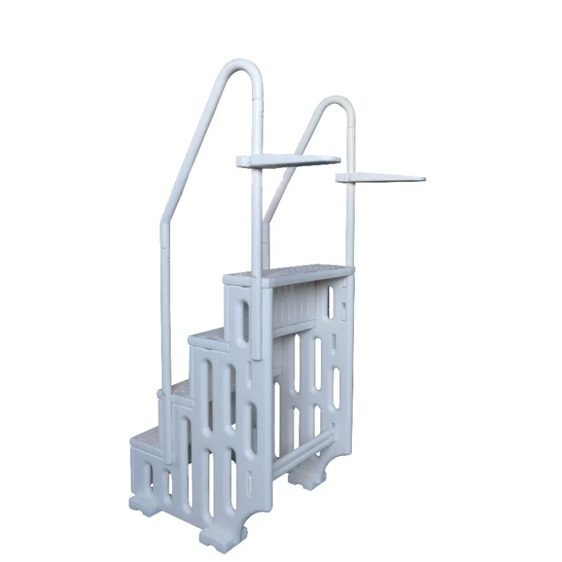 Classic Popular Style Plastic ABOVE GROUND POOL Ladder swimming pool plastic ladder 4 step pool ladder