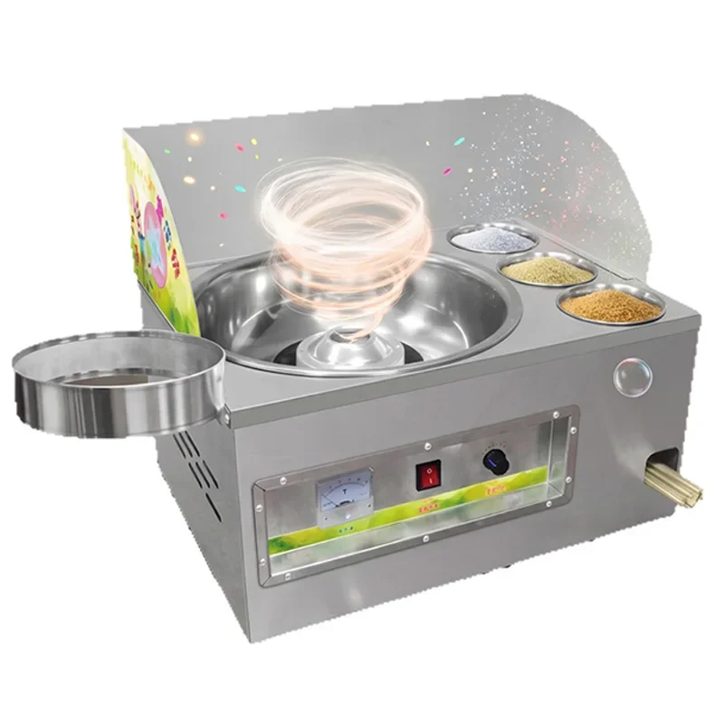 Commercial Decorative Cotton Candy Machine, Flower-Shaped Cotton Candy, DIY Cotton Candy Machine, Amusement Park Snacks for Kids