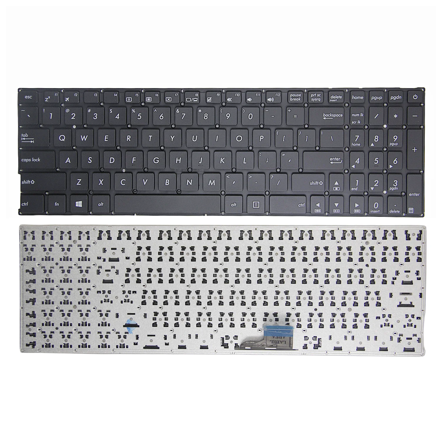 Nuevo teclado estadounidense para ASUS UX510 U5000U V510U U5000UQ UV510 UV510X, teclado para ordenador portátil, inglés, negro, sin retroiluminación
