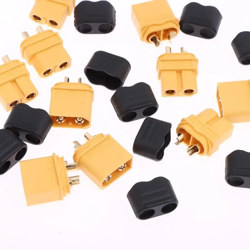 XT60H Bullet Adapter Sets with Sheath for Male Female RC Connection Reliability
