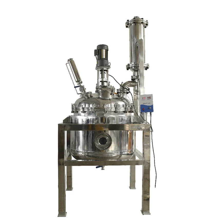 300L Large Capacity High Pressure Double Layer Stainless Steel Industrial Reactor for Chemical Industrial High Volume Reaction