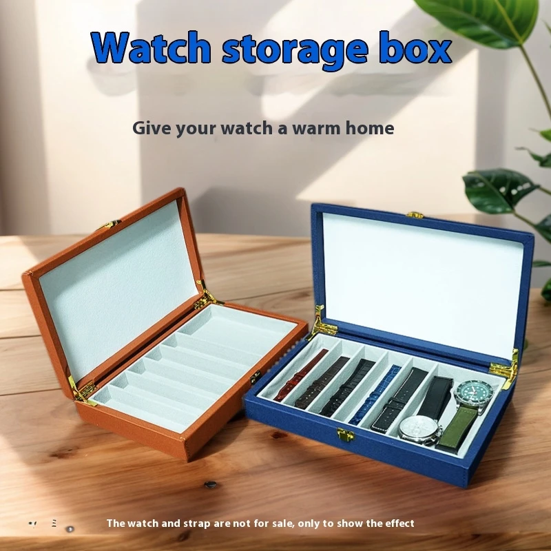

Watch Storage Box For Major Watches Cartier Rolex Casio Watch Strap Storage Box Jewelry Bracelet Integrated Collection Box