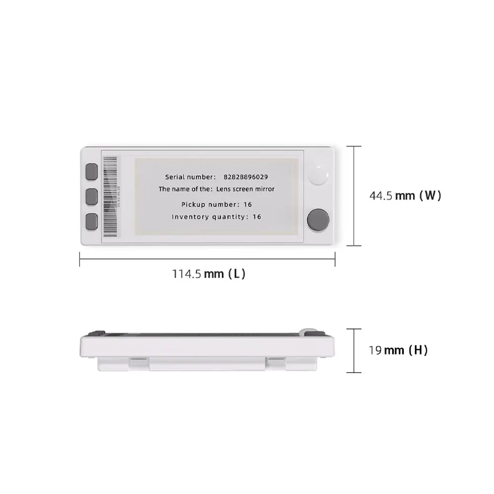 Etiquetas electrónicas de pantalla ESL Eink, 1 piezas, 2,9 \