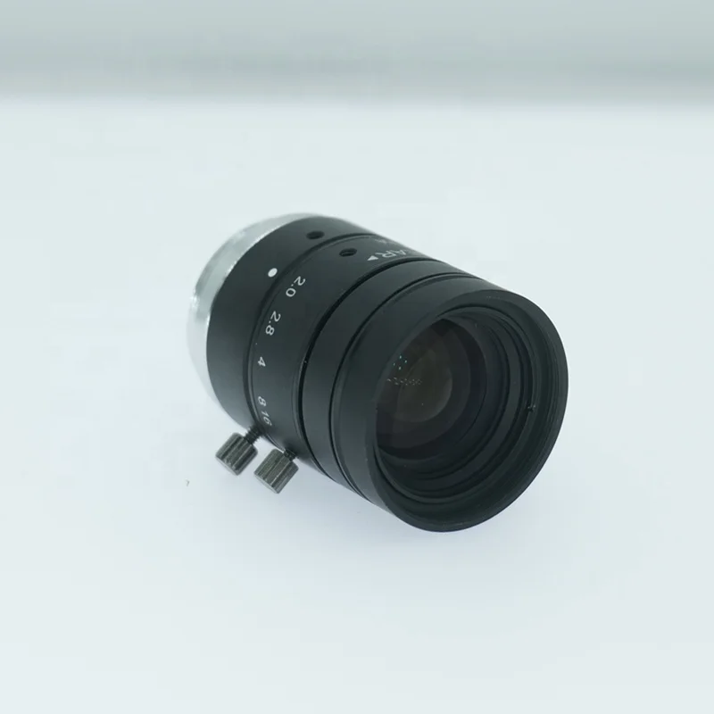 6MP 2/3 インチ C マウント工業用レンズ – 12mm 固定焦点、低歪み、F2.0、マシンビジョン、FA レンズ