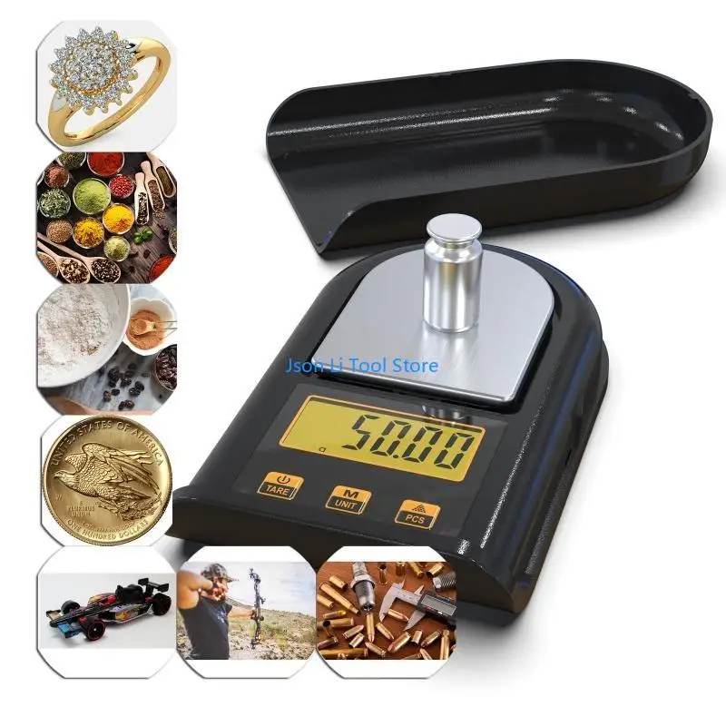 

Y08d Pocket Kitchen Scale с портативной шкалой ювелирных изделий 500 г/0,01 г для дома