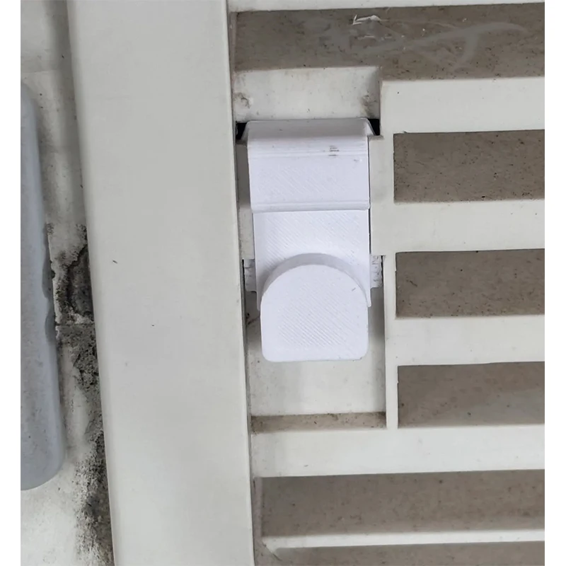 Caravan White Refrigerator Ventilation Grille Clip 3D Printed For Dometic Refrigerator Ventilation Grille Clip RV Accessories