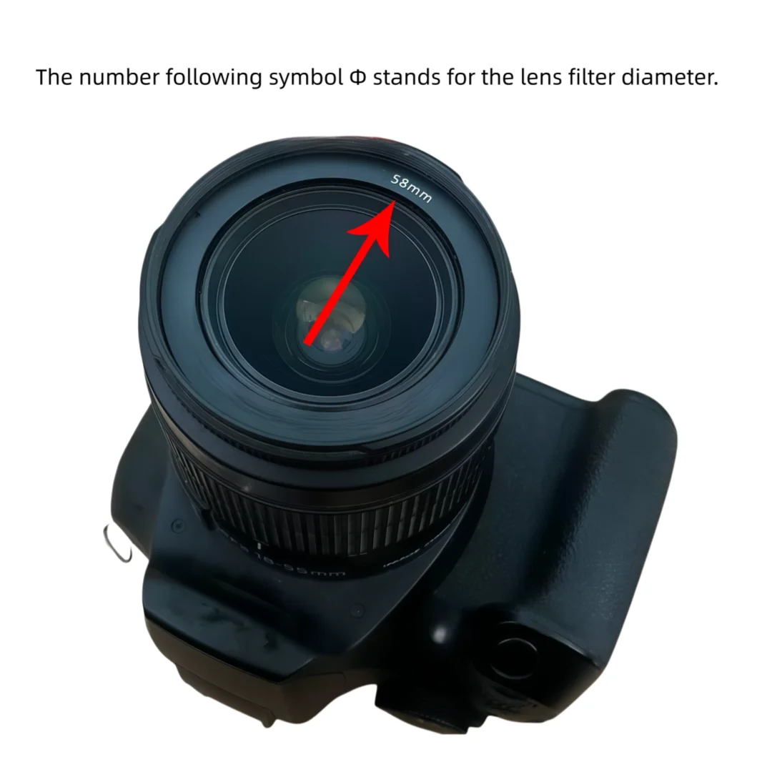 Metal Telephoto Lens Hood, Fit For 40.5mm 43mm 46mm 49mm 52mm 55mm 58mm 62mm 67mm 72mm 77mm Filter Diameter Camera Lenses