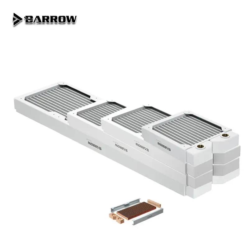 

New BARROW 28mm Thick Computer Radiator 240mm 360mm Heat Exchanger Radiator for CPU Water Cooling Heat Sink Matched for 12cm