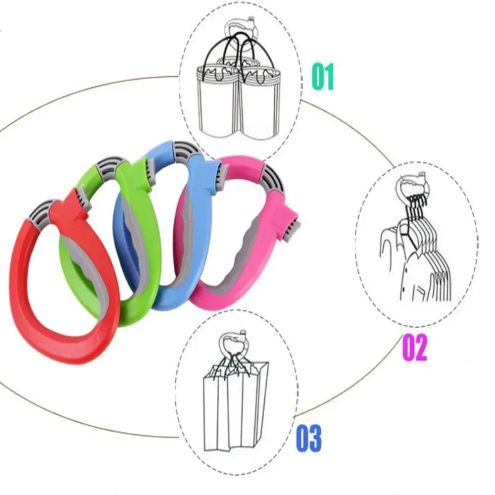 Utile impugnatura per un viaggio a forma di D Comoda borsa per la spesa portatile per sollevatore per risparmiare manodopera