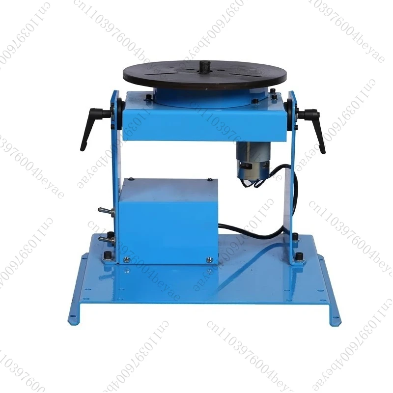 10kg Auto Rotating Welding Positioner, Mini Welding Turntable with Timer, Benchtop Flipping Rotary Table for Precision Work