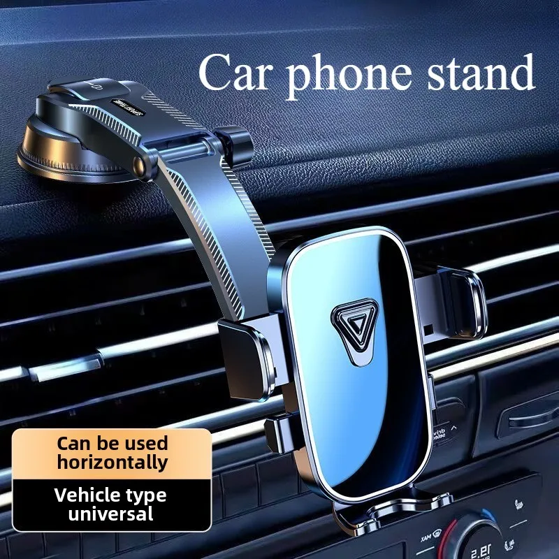 

Universal Suction Cup Type Anti-shake Car Mobile Phone Holder Center Console Navigation Multi-function Rotatable Stand