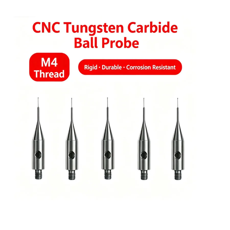 M4 thread probe contact pin 0.8mm ball head, CMM/CNC machine tool 3D measurement contact pin
