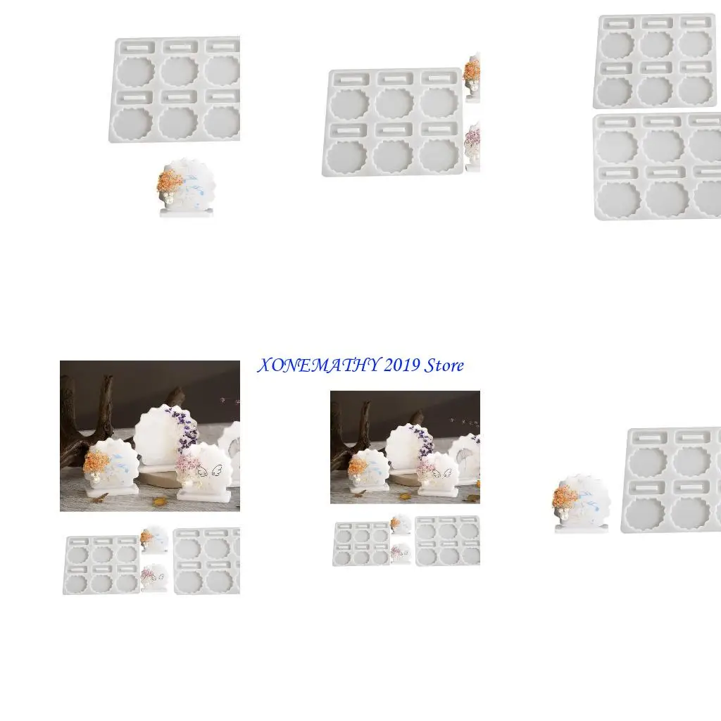 

F42F Высушенная цветочная смола фоторамка с помощью плесени легко выпустить силиконовую плесень для инновационных украшений