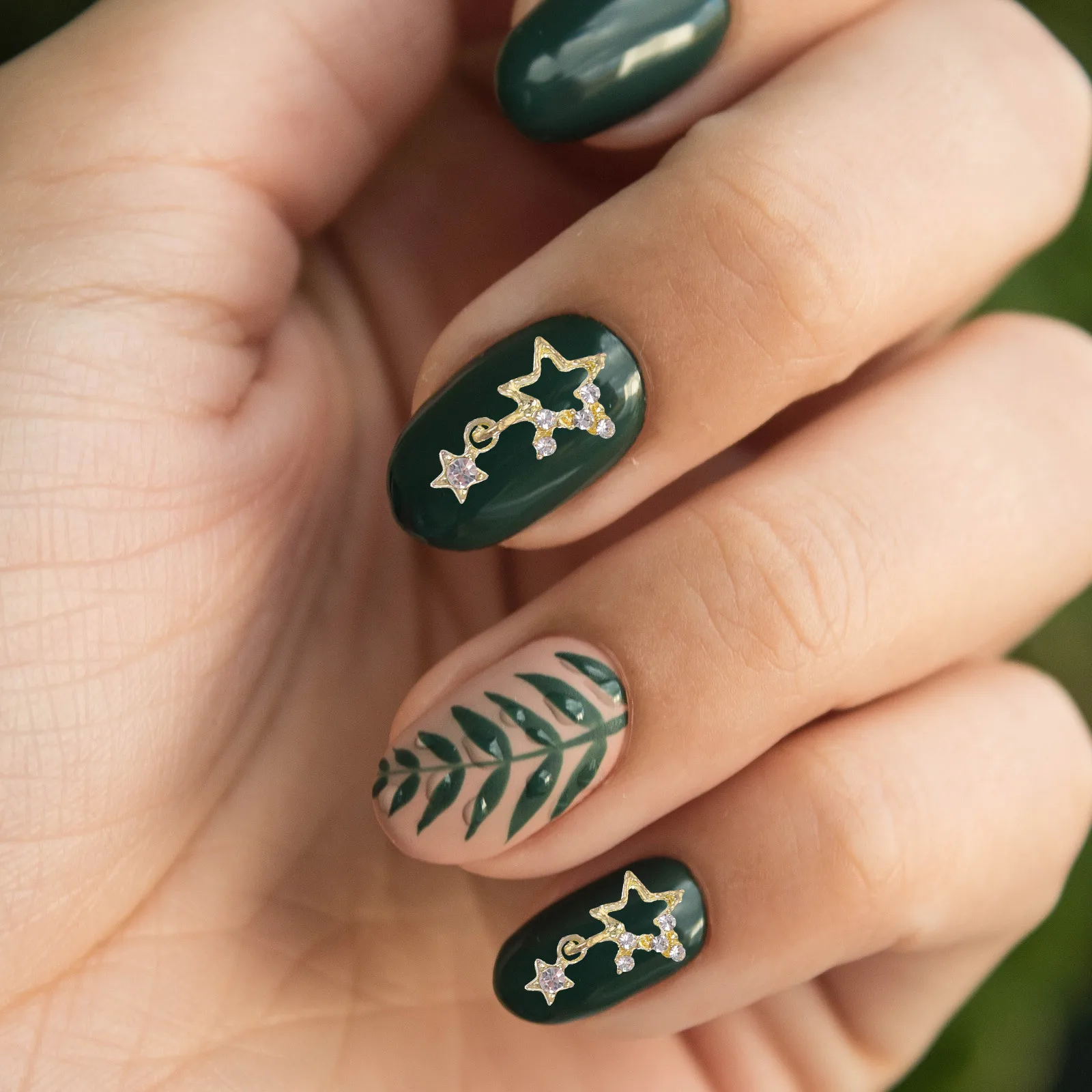 30 peças amuletos de liga para unhas decoração de manicure para unhas joias decorativas grossas de estrela fofas